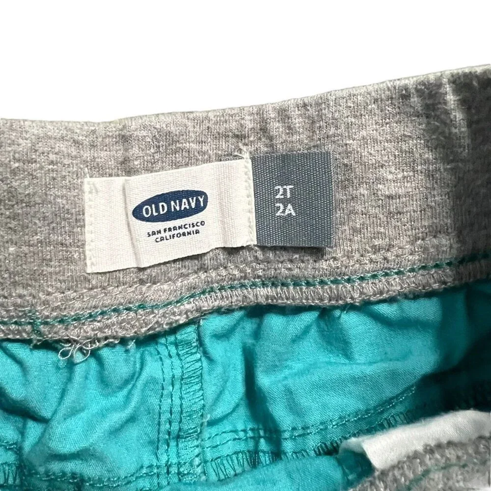 Old Navy 2T Bright Blue Pull-On Drawstring Shorts